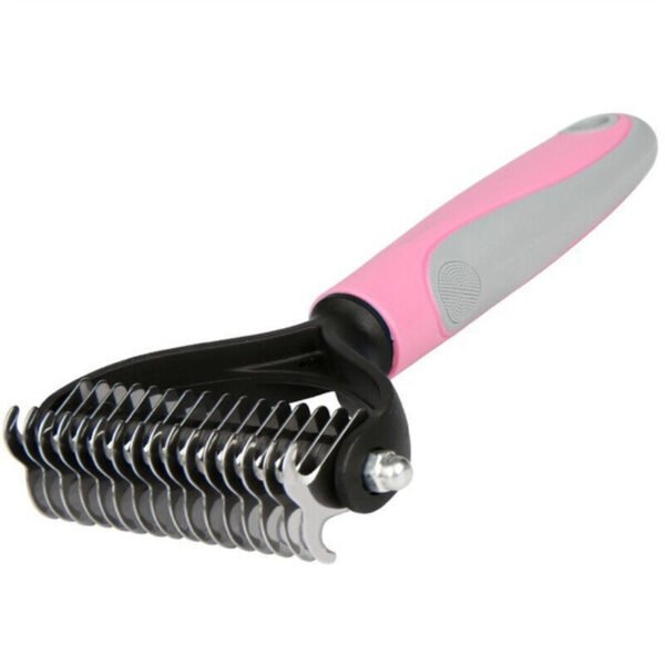 Maxpower Planet Original Pet Grooming Rake - Double-Sided Deshedding Dematting Tool, Undercoat Rake for Dogs & Cats, Extra-Wide Dog Grooming Brush & Deshedder Comb for Long Hair, Reduces Shedding 95% - Image 8