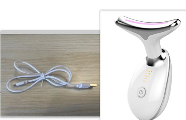 EMS Thermal Neck Lifting And Tighten Massager Electric Microcurrent Wrinkle Remover - Image 3